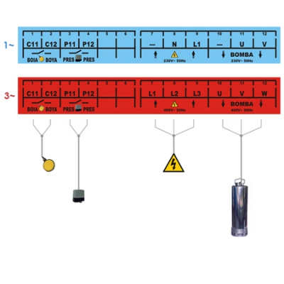 Quadro de Comando e Proteção com Interruptor Geral - 12120-5318