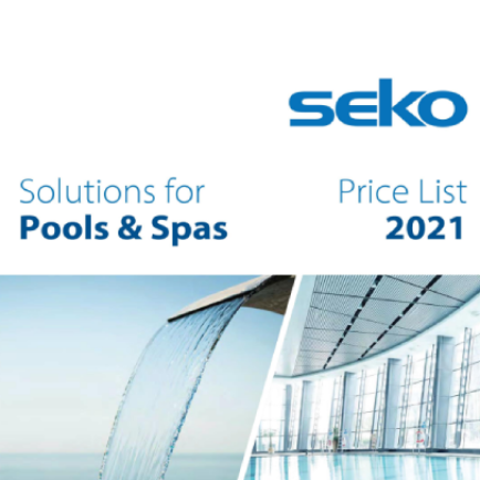 SEKO - Tabela de preços Piscina & SPA